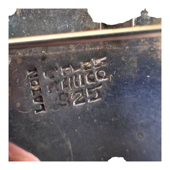 Vintage Laton Taxco Silver Gold Two Tone Elephant Brooch Pin Trunk Up pendant - Picture 3 of 6